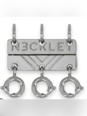 Necklet Silver Necklace Layer Device